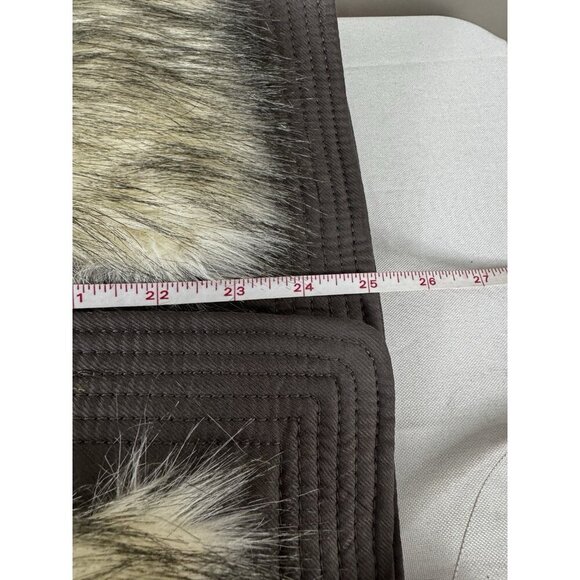 Rebecca Taylor Faux Fur Vest Small Apres Ski Winter Layering Luxe Cozy - Picture 8 of 10